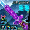 LED Pixel Light-Up Sword Toy with Sound Effects featuring bright colors and interactive controls for imaginative play.