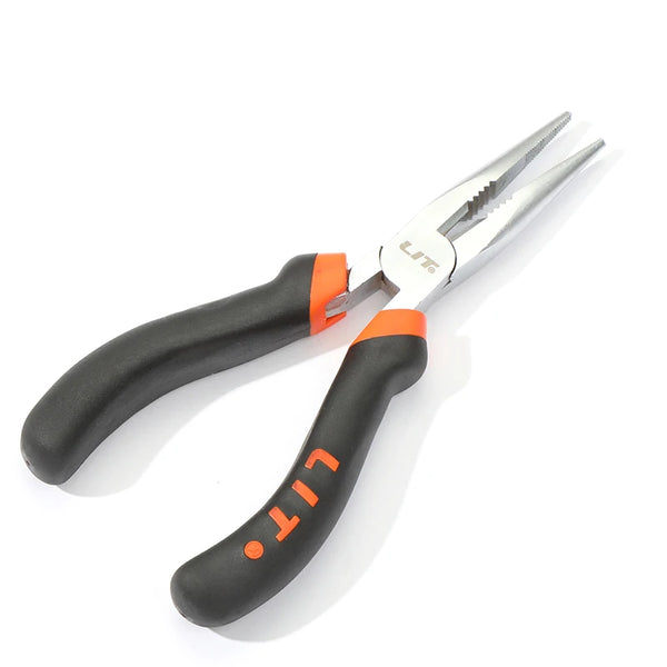 6-inch Long Nose Combination Pliers with a slim design for precision gripping and cutting in tight spaces.