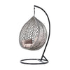 Top Quality Outdoor Magic Rattan Single Sofa Chair in a stylish hanging design, perfect for indoor or outdoor relaxation.