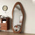 Full Length Mango Shape Wooden Dressing Mirror