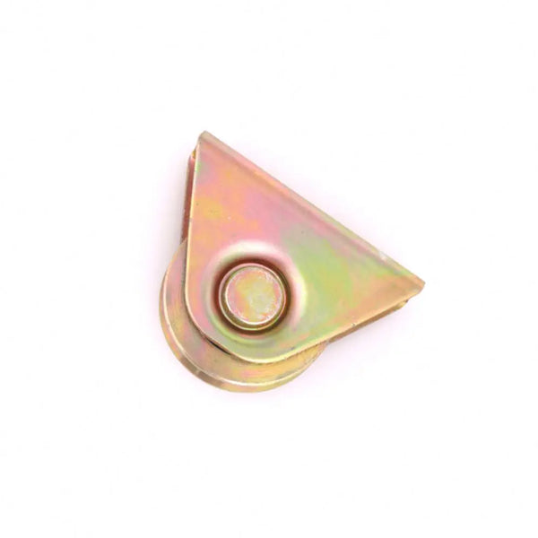 Industrial Stainless Steel Sliding Door Roller Track System triangular roller wheel for smooth sliding motion.