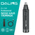 Professional Nose & Ear Hair Trimmer in sleek black design with USB charging and grooming accessories.