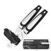 Stainless Steel Manual 3-in-1 Can Opener with ergonomic handles and cutting wheel for easy use.