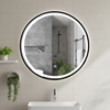 LED Circular Three Color Dimming Bathroom Mirror