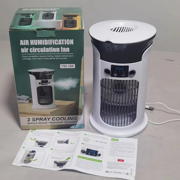 USB Portable Desktop Water-Cooled Air Cooler Fan