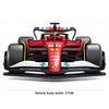 F1 App-Controlled High Speed RC Car front view showcasing sleek design and precision features.