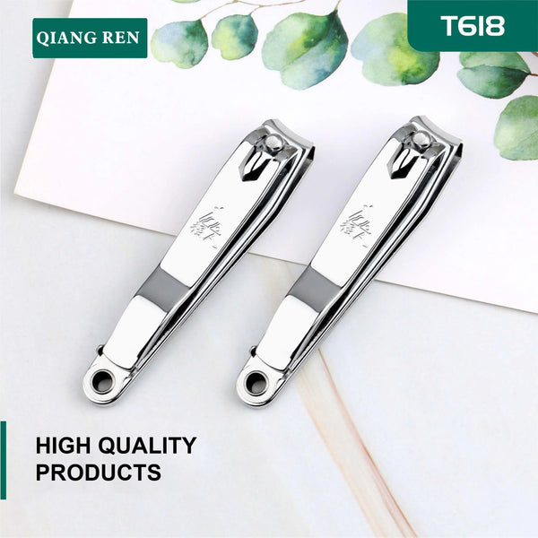 Large Chrome Nail Clipper for precision nail care, designed for clean cuts on fingers and toes.