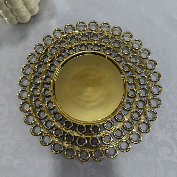 Vintage Luxury Fancy Charger Plate