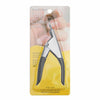 U-shaped Nail Art Clippers in packaging, stainless steel blade for precise nail styling.