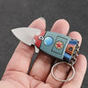 Mini Folding Pocket Knife with Damascus Blade