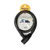 Portable Anti-Theft Bicycle Cable Lock with 2 Keys on display packaging for security during parking.