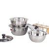 Stainless Steel Wash Basin with Lid