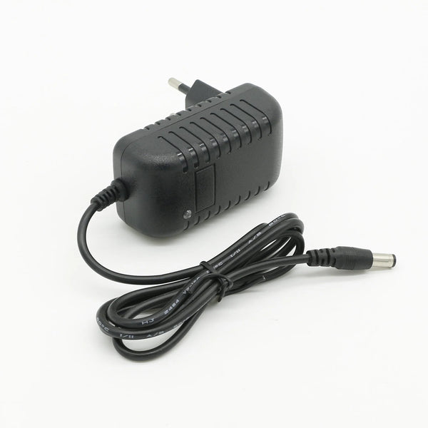 5V 2A DC Power Supply Adapter with black casing and cable for powering electronics.
