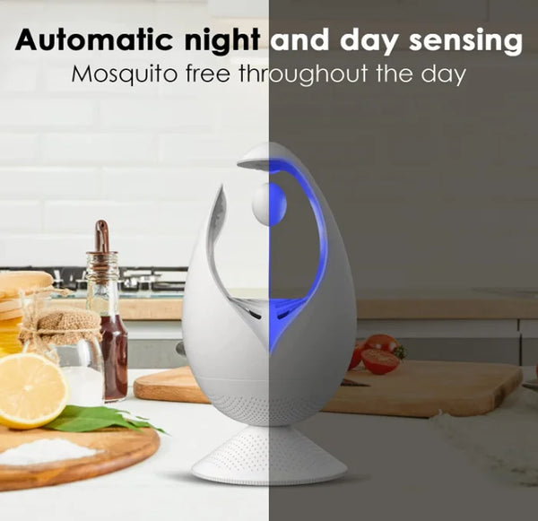 USB Mosquito Trap Killer LED Lamp with automatic night and day sensing for effective mosquito control.