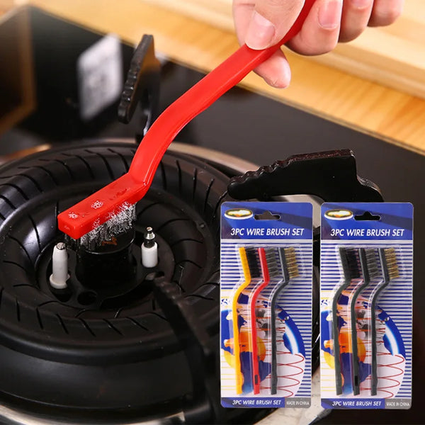Cooktop Cleaning Brush Copper Nylon Steel Wire