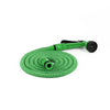75ft Lightweight Flexible Expandable Car Wash Water Hose coiled with a spray nozzle, ideal for summer car washing.