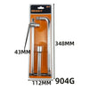 Socket Extension Bar Set with Slide Bar and L-Bar displayed with dimensions and packaging.