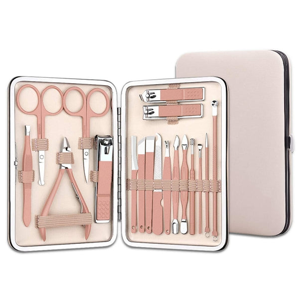 18-Piece Stainless Steel Manicure and Pedicure Set