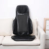 USB Rechargeable Massage Cushion design showcased on a couch, emphasizing ergonomic support and relaxation.