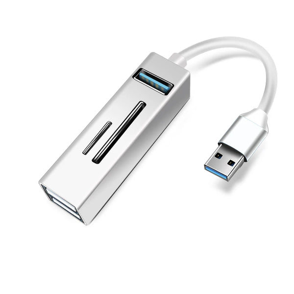 5-in-1 USB 3.0 Hub with Card Reader