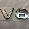 V8 Chrome Rear Badge Sticker for Nissan Patrol Y62 Armada