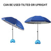 Outdoor Large Manual Beach Umbrella Glass Fiber Ribs