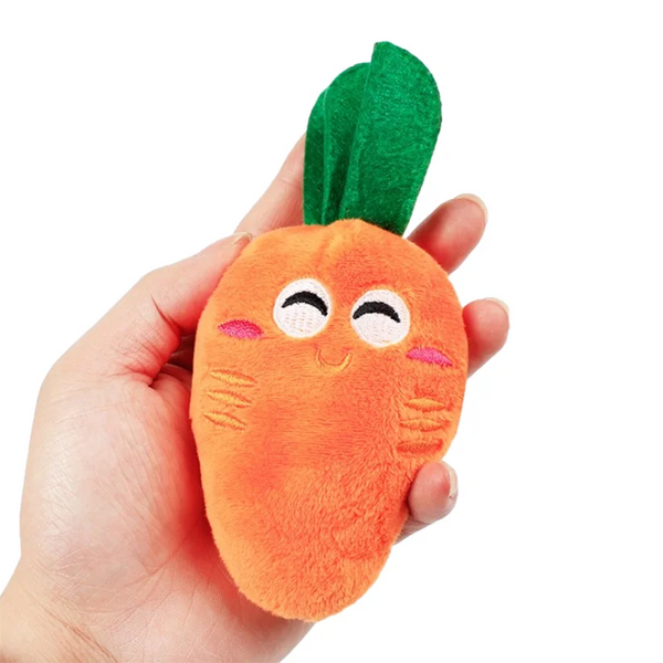 Vegetable & Fruit Plush Squeaky Dog Toy