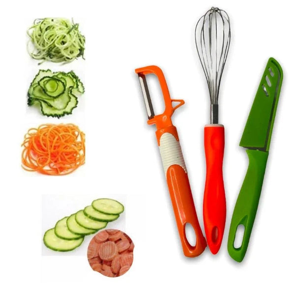 Portable 3 Piece Colorful Kitchen Tool Set – Perfect Dealz