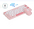 Wireless Circular Keycap Keyboard and Mouse Set