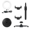 6 Inch LED Selfie Ring Light with Dual Phone Stand
