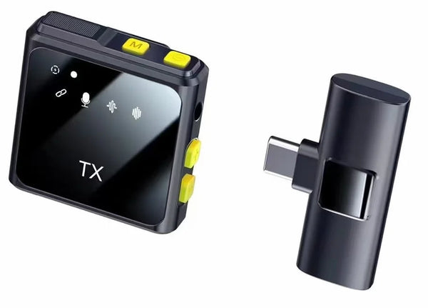 Wireless Lavalier Microphone with Auto Noise Reduction
