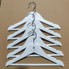 Boutique Wooden Kids Clothing Hanger in a stacked arrangement, showcasing their premium design for children's clothing.