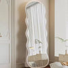 Full Length Wave Shape Bedroom Wall Mirror