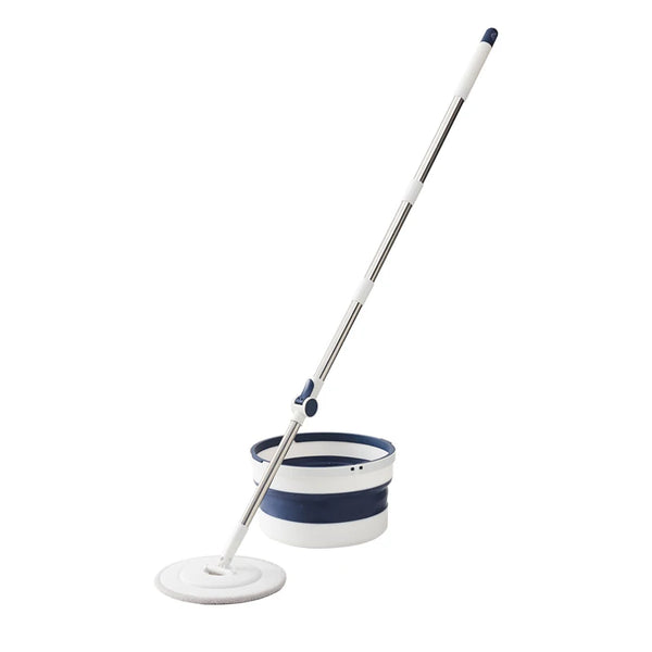 360 Rotating Steel Mop with Self Wringer Bucket