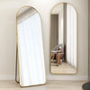 Aluminum Alloy Full Length Arch Floor Mirror