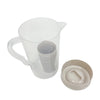 2L Cold Water Dispenser with Faucet and Cups, featuring a clear pitcher and stacked cups for serving beverages.