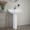 Free Standing Ceramic Pedestal Wash Basin