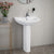 Free Standing Ceramic Pedestal Wash Basin