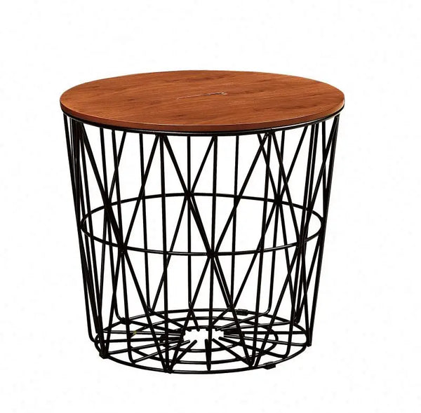 Modern MDF Veneer Dining Table featuring a sleek wood top and geometric metal base, perfect for contemporary dining spaces.