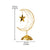 Moon and Star Ramadan Decor Set featuring a gold wire moon and hanging star, perfect for festive home decoration.