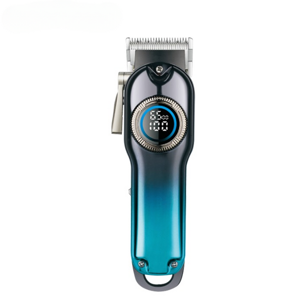 Electric Hair Clipper with LCD Display for precise and quick grooming at home.