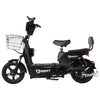 48V Electric City Bike for Adults with basket and sleek design, ideal for urban commuting.
