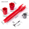 8-in-1 Multifunctional Plumbing Wrench parts layout with measurements for efficient plumbing tasks.