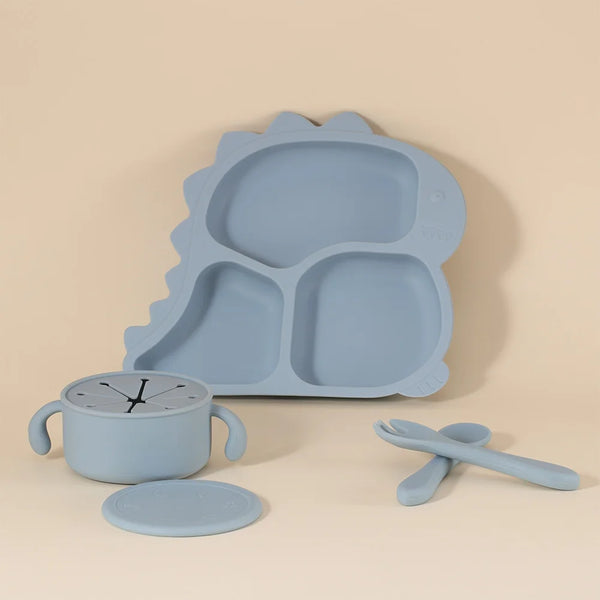 Anti-Fall Dinosaur Baby Bowl Set