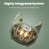 Highly Integrated System of Cordless Neck Massager Machine showcasing battery life and design.