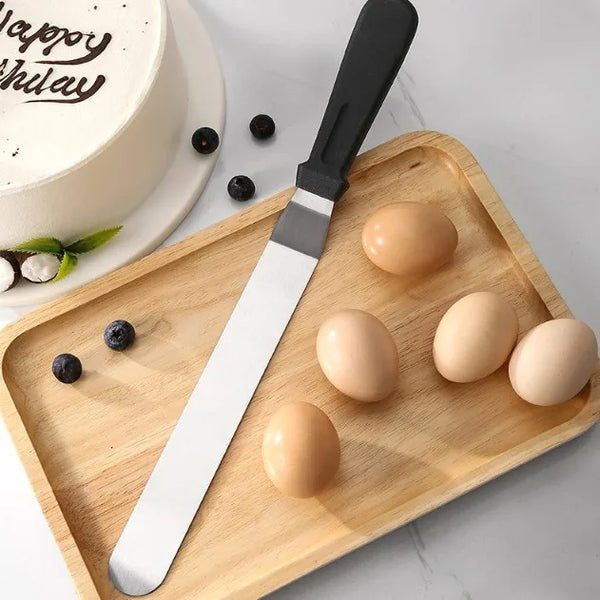 Durable Offset Spatula with Non-Slip Handle