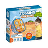 Beanbag Sticky Ball Multifunctional Target Throwing Toy packaging showing a colorful game board and a child playing with it.