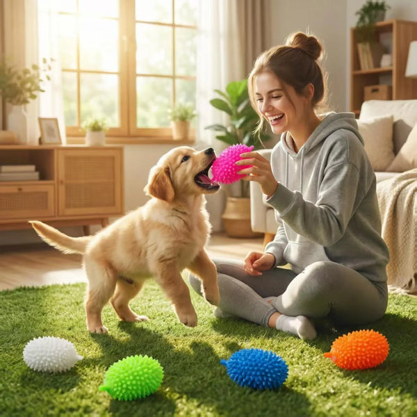 Interactive Football Squeaky Interactive Dog Toy