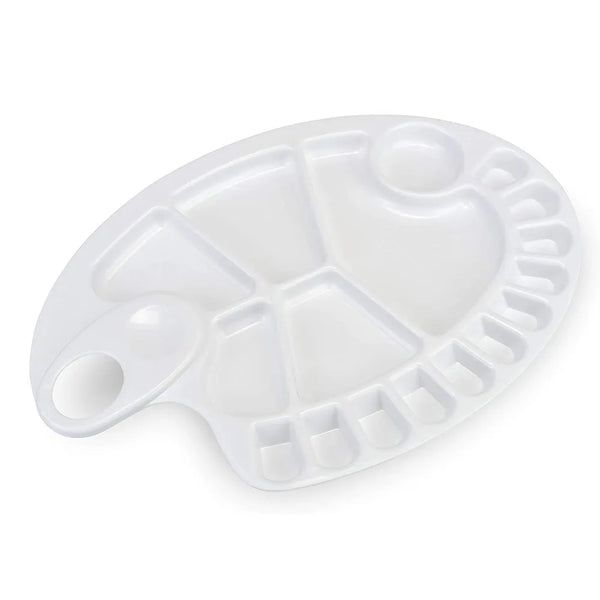 Paint Palette Resin Mold for creating custom paint mixing palettes and trays for art projects.