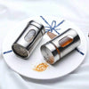 Stainless Steel Glass Spice Jar and Salt Pepper Shaker
